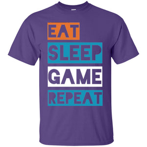 Eat Sleep Game Repeat Video Gamer Player T-shirt