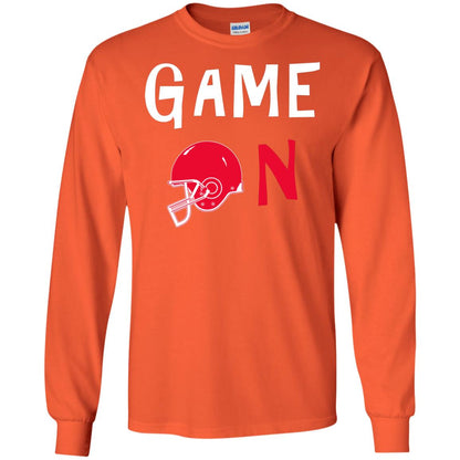 Football Lover T-shirt Game On Orange