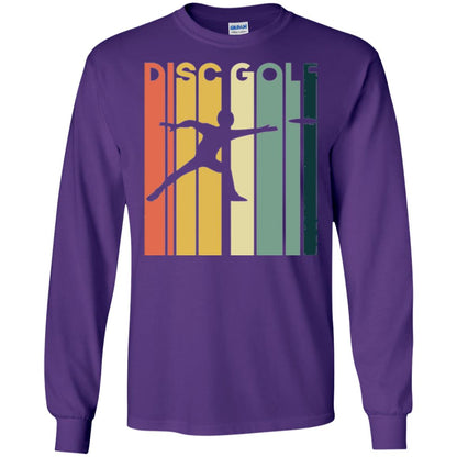 Disc Golf Retro Vintage T-shirt Purple