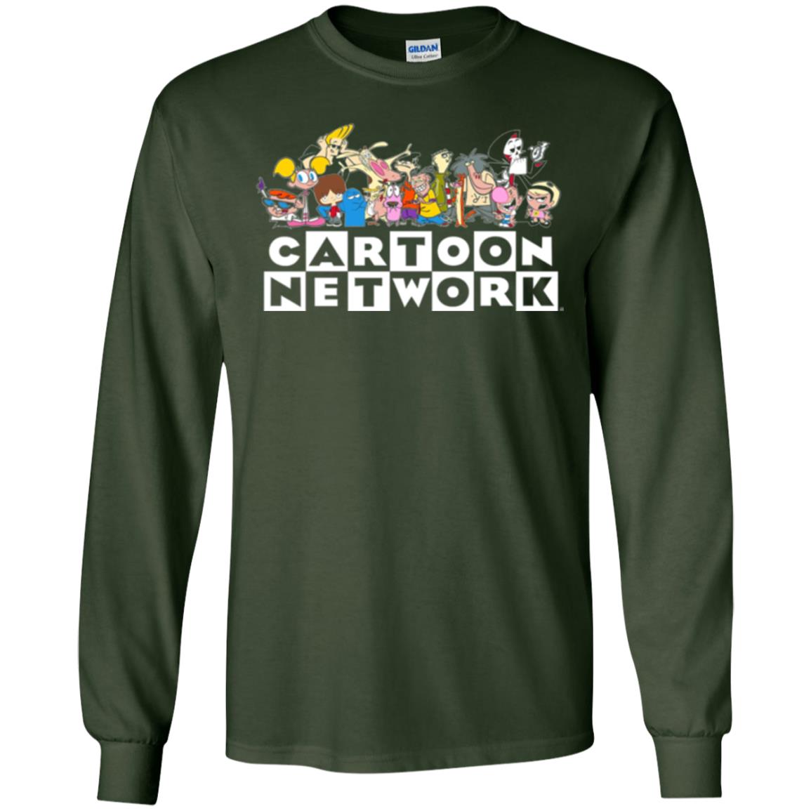 Cartoon T-shirt Classic Character Feature Forest Green