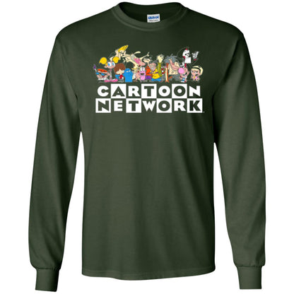 Cartoon T-shirt Classic Character Feature Forest Green