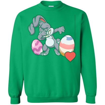 Easter Bunny Dabbing Gift Shirt Easter Holiday Irish Green