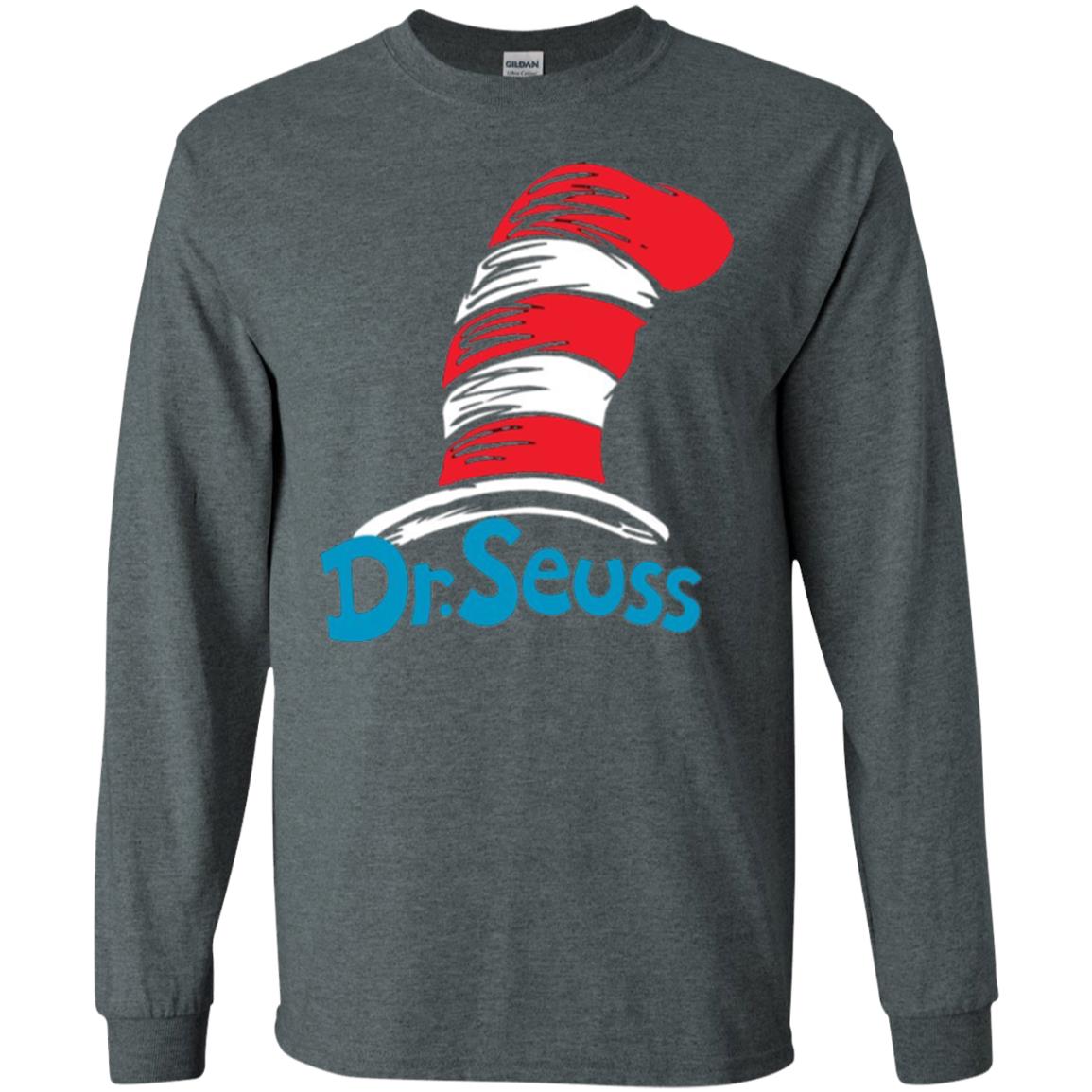 Film Lover T-shirt Dr. Seuss Hat T-shirt Dark Heather