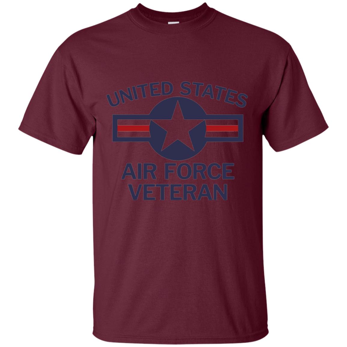 United States Air Force Veteran T-shirt Maroon