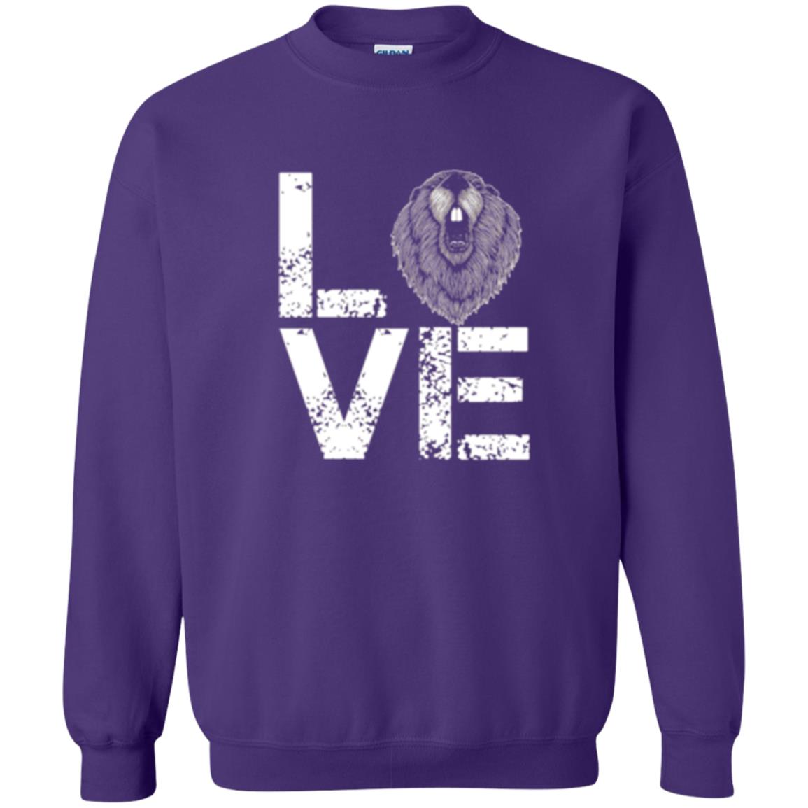 Beaver T-shirt Love Beaver Purple