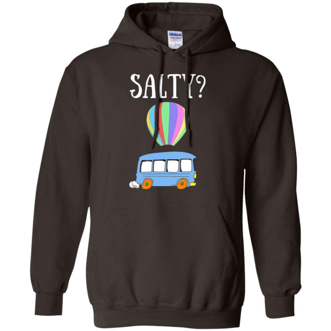 Salty Humorous Parody T-shirt Dark Chocolate