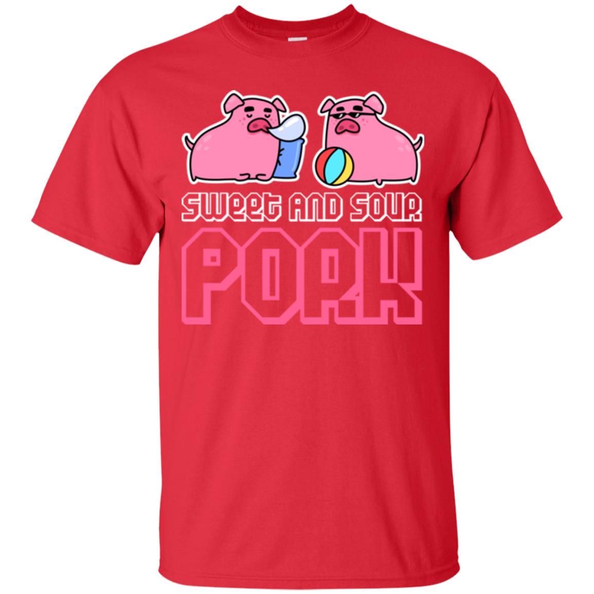 Food Lover T-shirt Sweet And Sour Pork Red