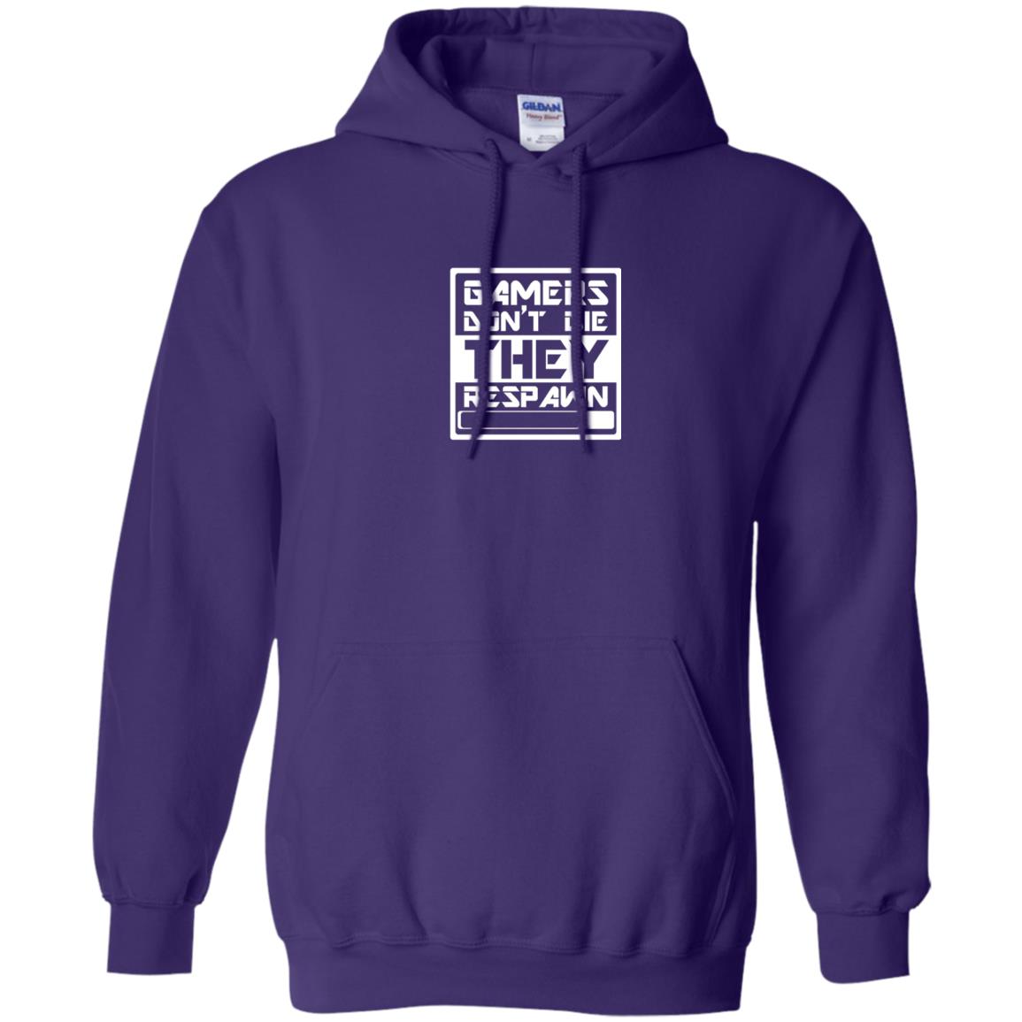 Video Gamer Shirt Don_t Die They Respawn Purple