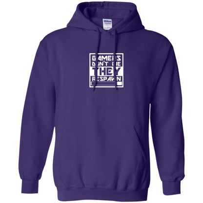 Video Gamer Shirt Don_t Die They Respawn Purple