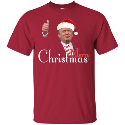 Trump Merry Christmas T-shirt Cardinal