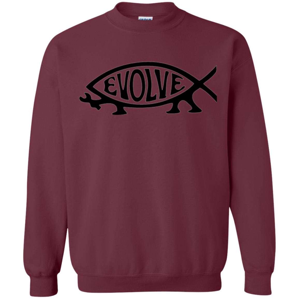 Darwin Evolution Evolve T-shirt Maroon