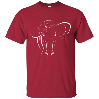 Derby Horse In Derby Womens Hat Derby Shirt Cardinal