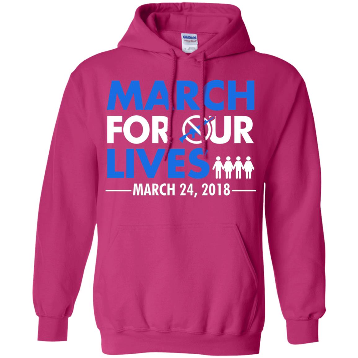 March For Our Lives March 24 2018 Gun Control T-shirt Heliconia