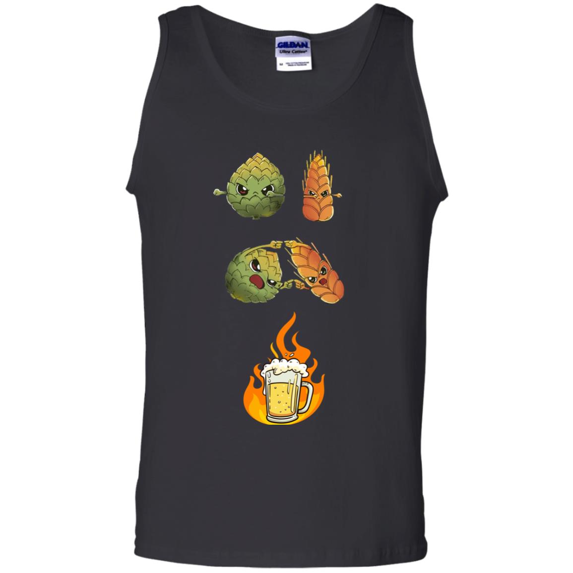 Beer Lover T-shirt Beer Fusion Black