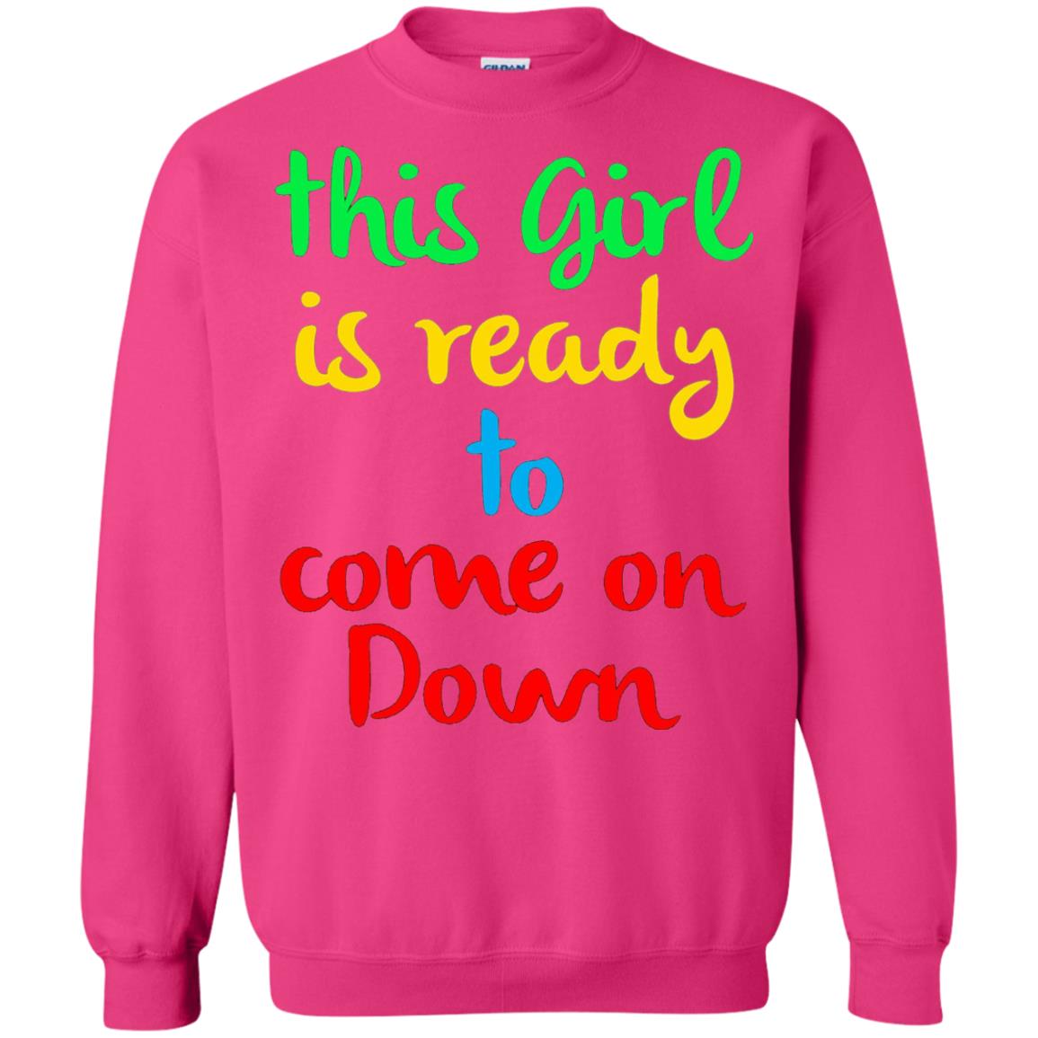 This Girl Is Ready To Come On Down Game Show T-shirt Heliconia