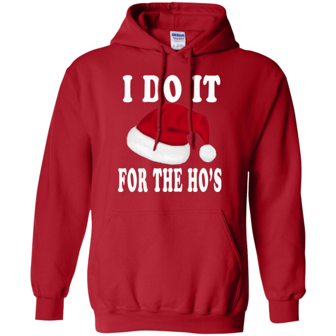 Christmas T-shirt I Do It For The Ho_s Red