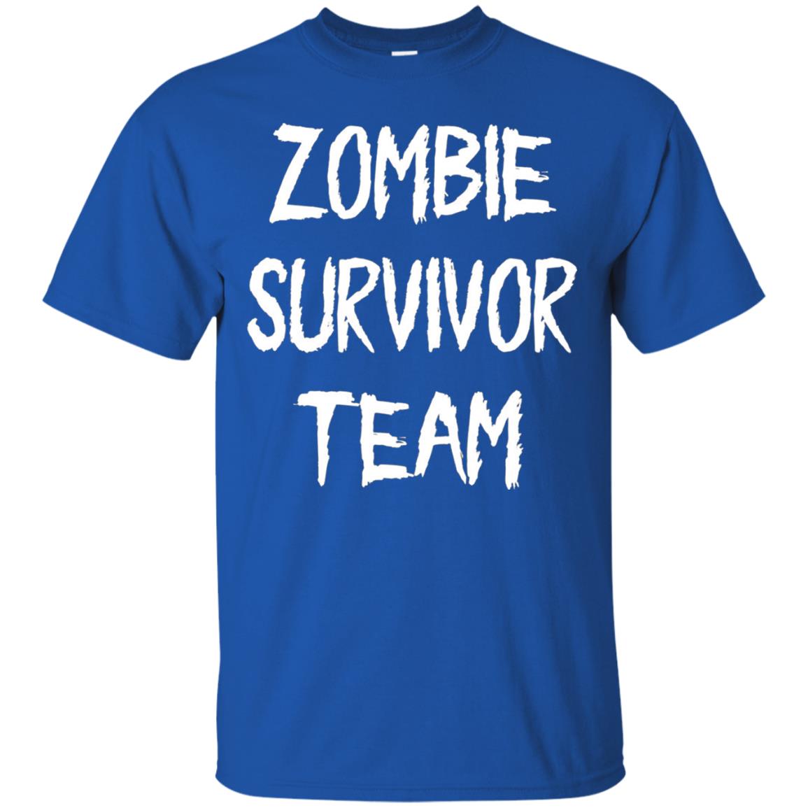 Zombie Lover T-shirt Zombie Survivor Team Royal
