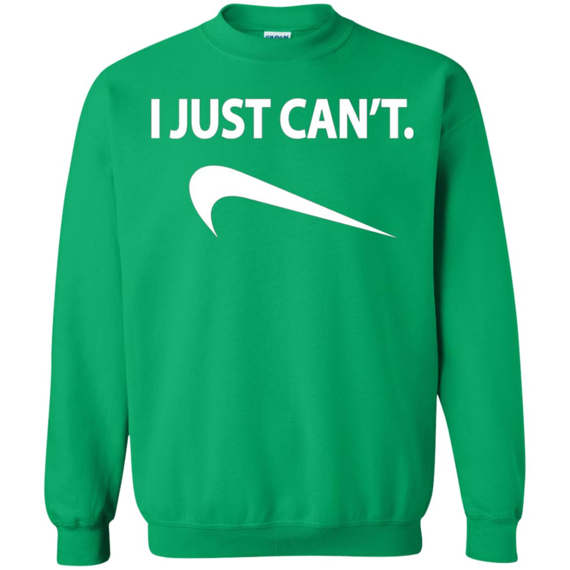 Funny I Just Cant Shirt Irish Green