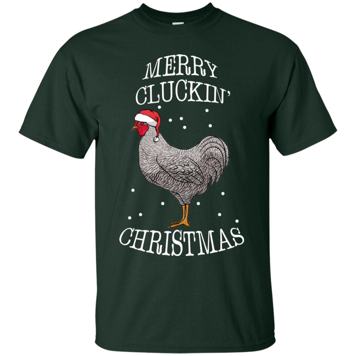 Merry Clucking Christmas Gift 2018 Shirt Forest