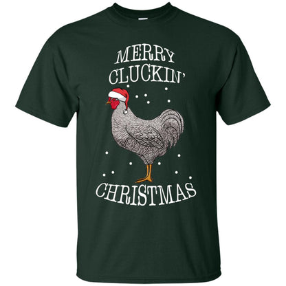 Merry Clucking Christmas Gift 2018 Shirt Forest