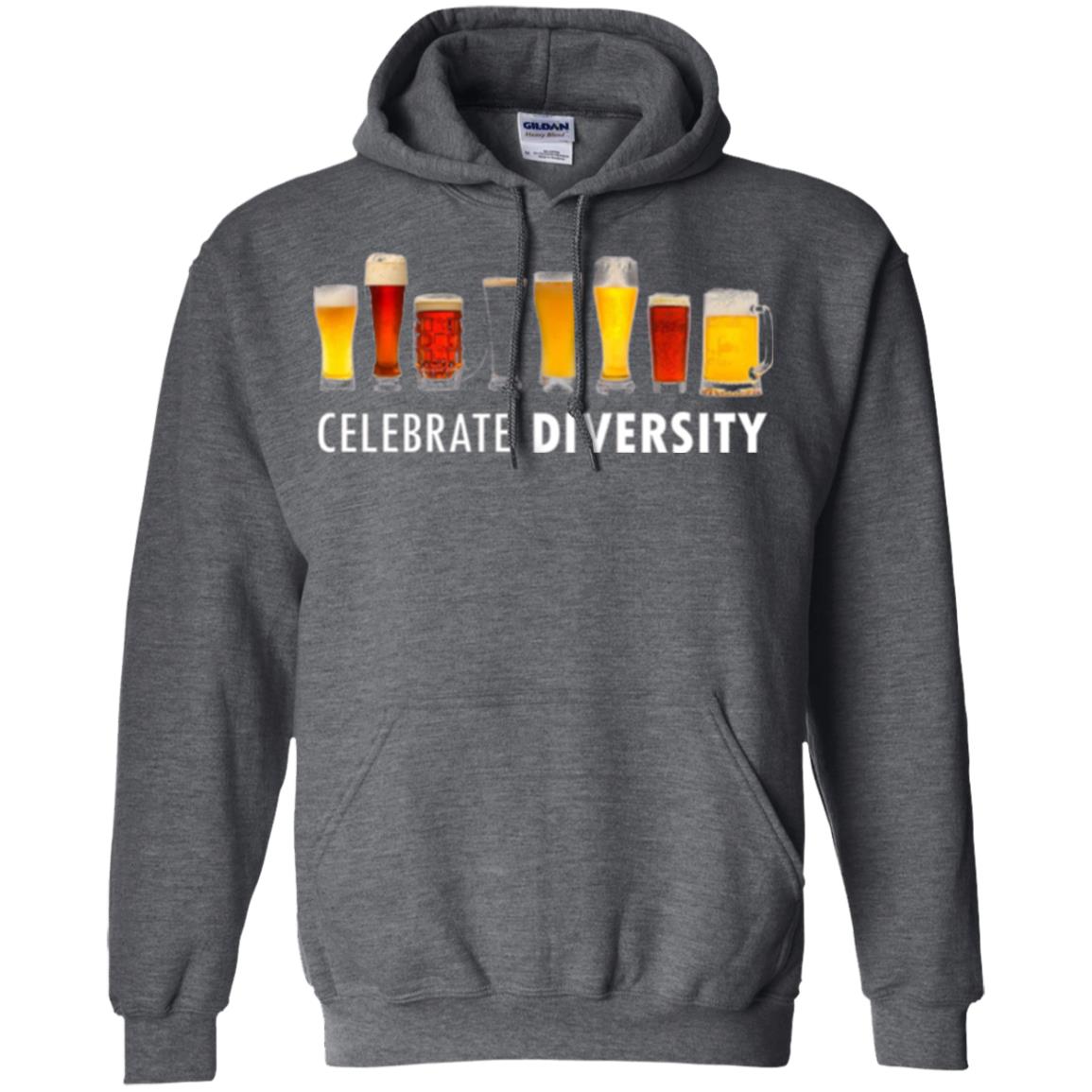 Beer Lovers T-shirt Celebrate Diversity Dark Heather