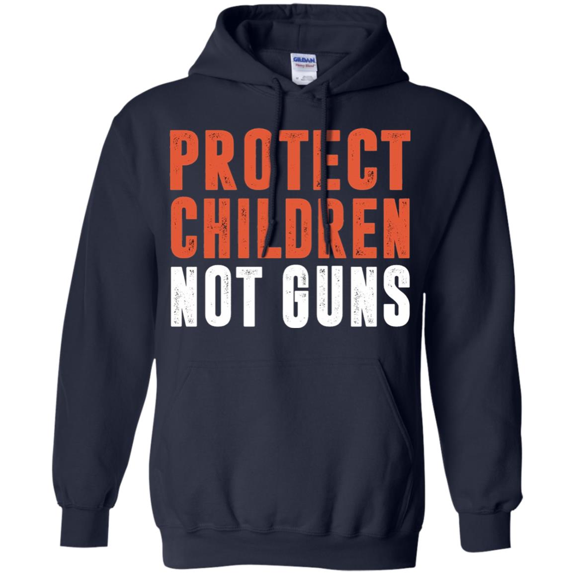Protect Children Not Guns Quote Shirt Navy