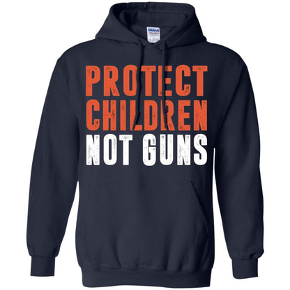 Protect Children Not Guns Quote Shirt Navy
