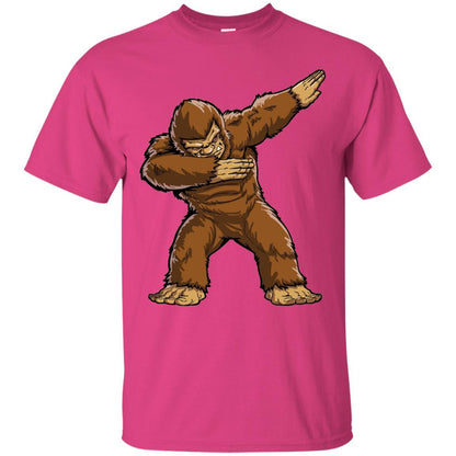 Monkey T-shirt Bigfoot Sasquatch Dabbing Heliconia