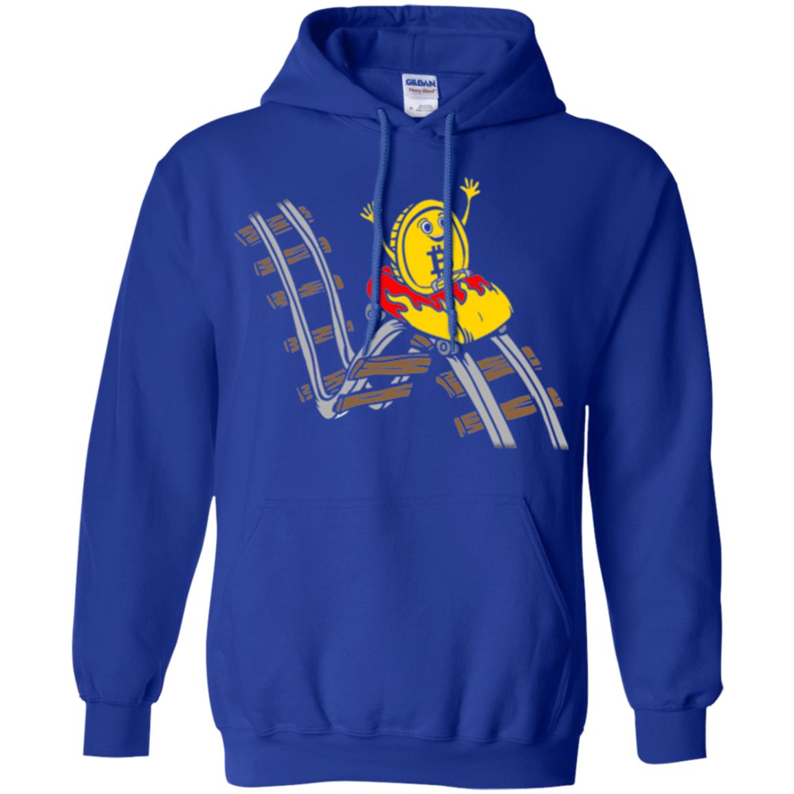 Bitcoin Rollercoaster T-shirt Royal