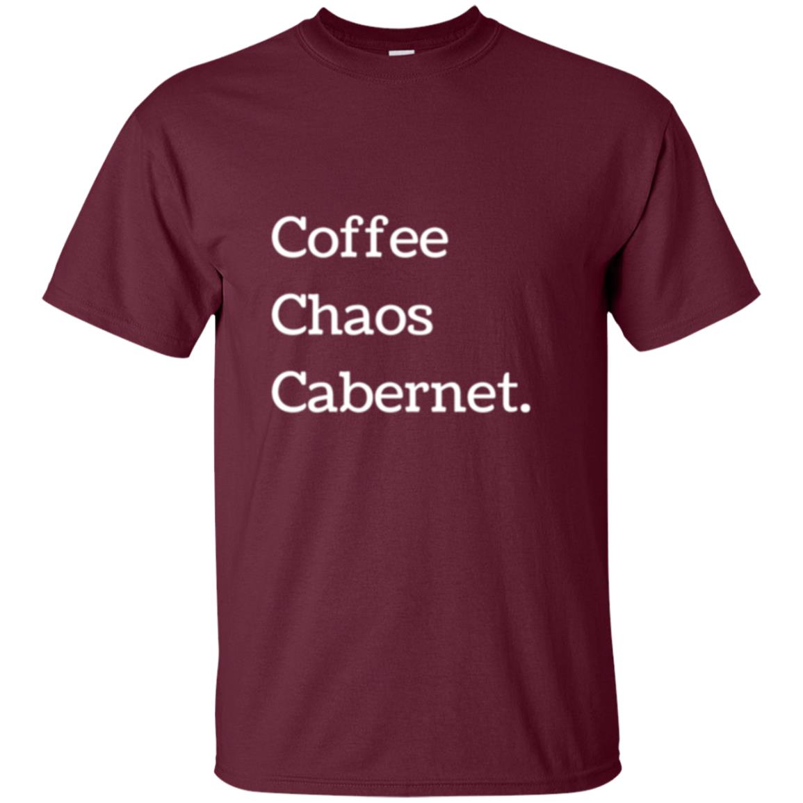 Coffee Chaos Cabernet T-shirt Maroon