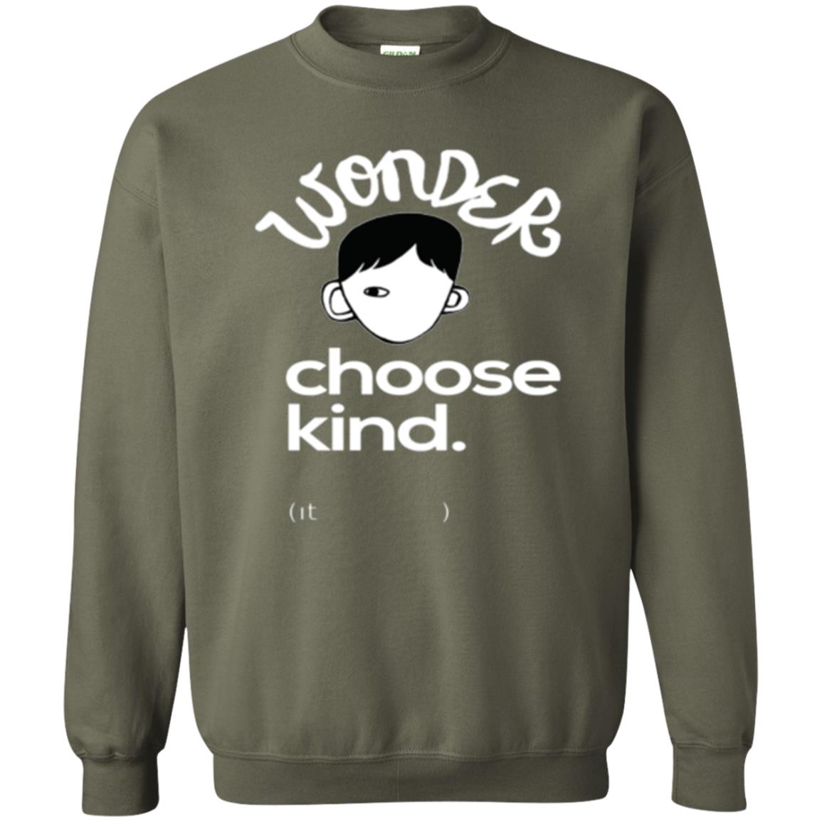 Anti Bullying T-shirt Choose Kind Military Green