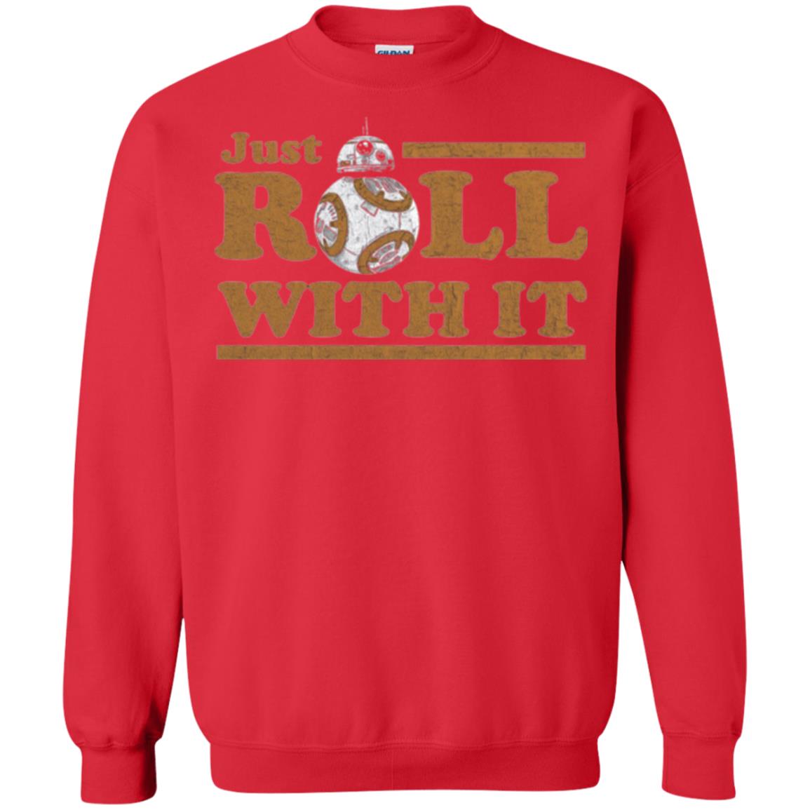 Movie T-shirt Just Roll With You Red