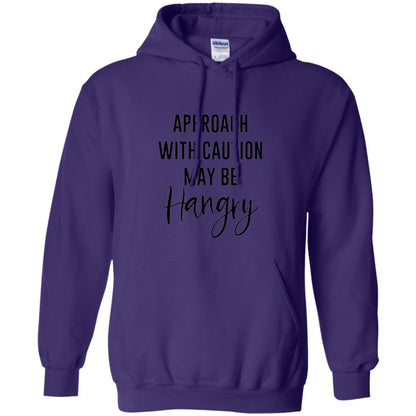Approach With Caution Maybe Hangry T-shirt Purple
