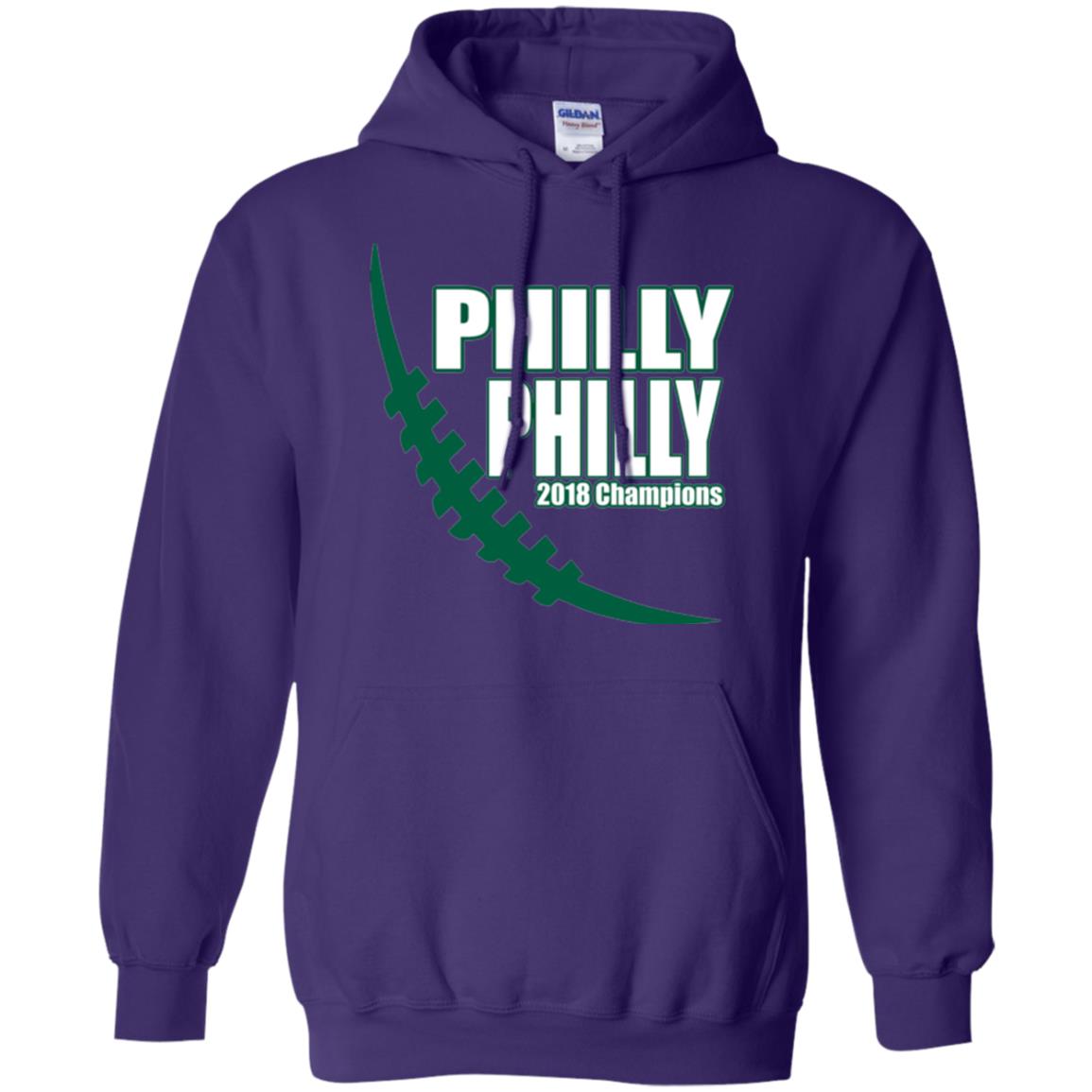 Football Lover T-shirt Philly Philly 2018 Championship Purple