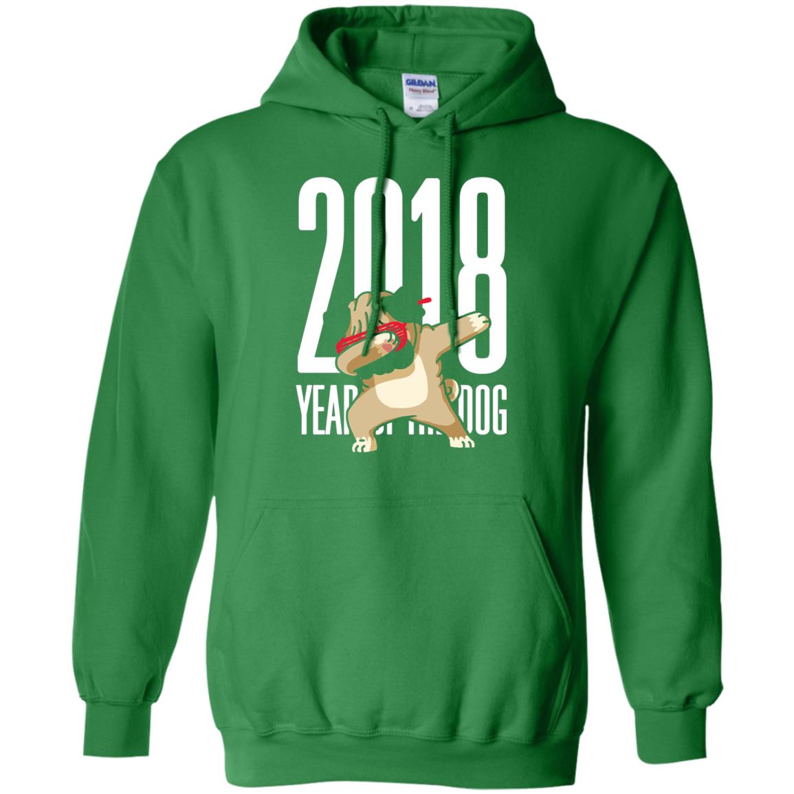 Dog Lover T-shirt 2018 Year Of The Dog Irish Green