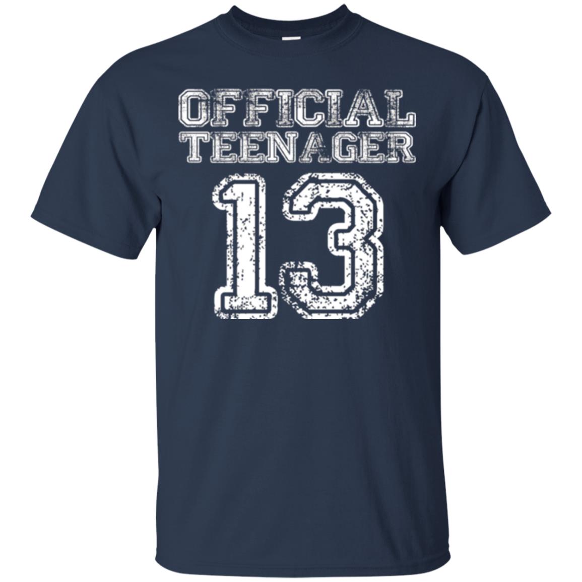 Brithday T-shirt Official Teenager T-shirt Navy