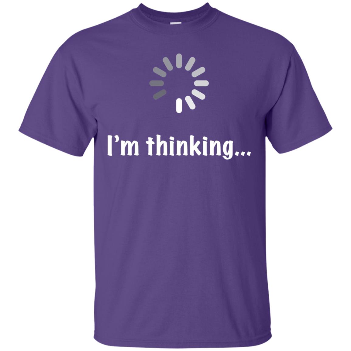 I_m Thinking Computer Programmer T-shirt Purple