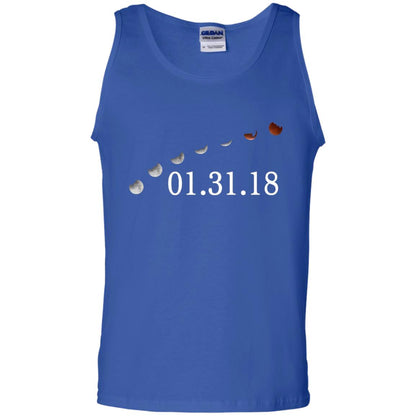 Usa Total Lunar Eclipse On January 31, 2018 T-shirt Royal