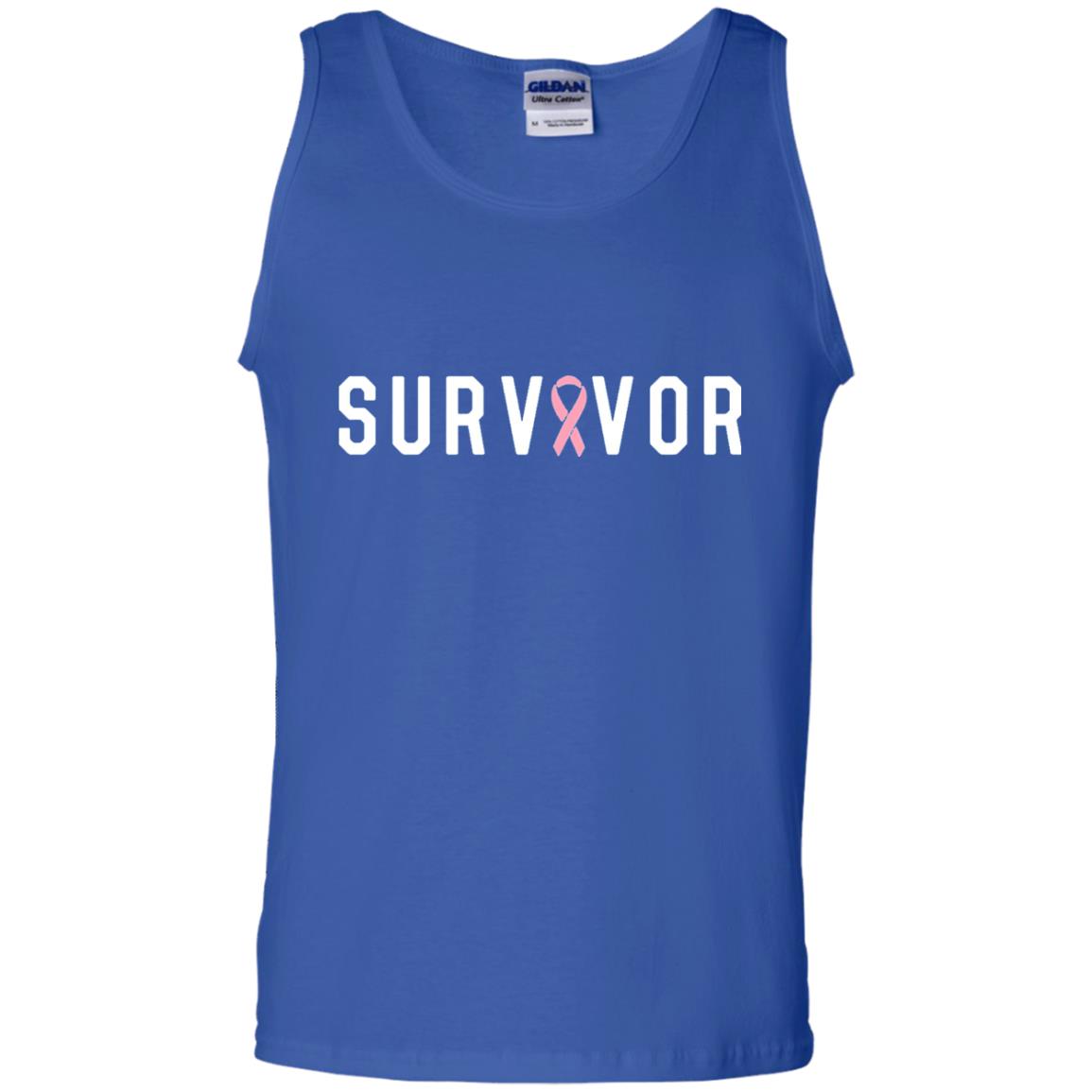 Breast Cancer Survivor We Did It T-shirt Pink Ribbon Royal