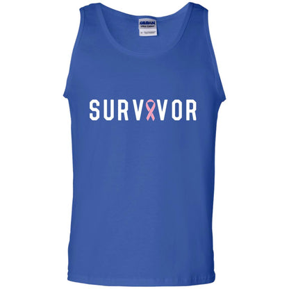 Breast Cancer Survivor We Did It T-shirt Pink Ribbon Royal