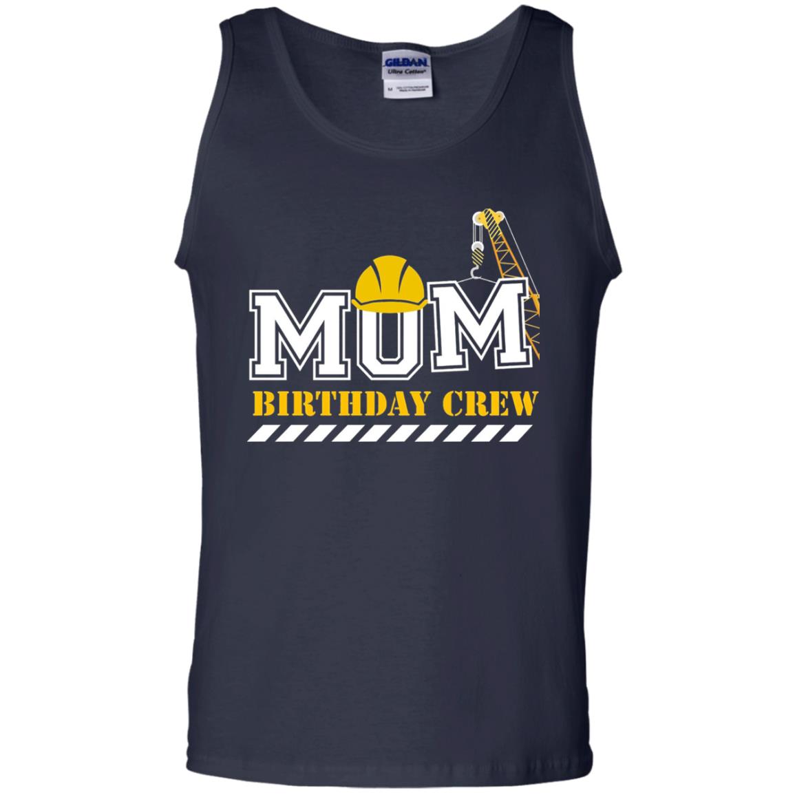 Mom Birthday Crew Mommy T-shirt Navy