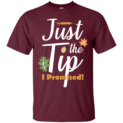 Just The Tip I Promised Shirt Maroon