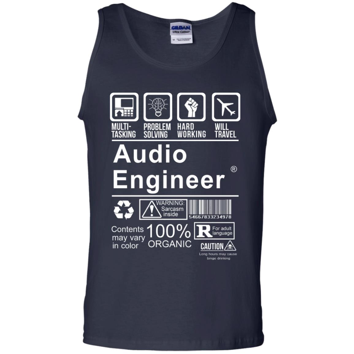 Audio Engineer Shirt Multi Tasking Problem Solving Navy