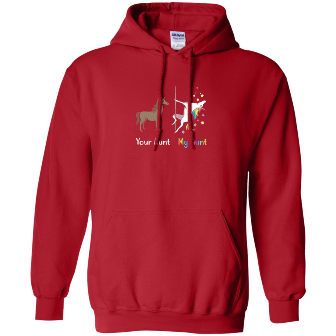 Unicorn T-shirt Your Aunt My Aunt Red