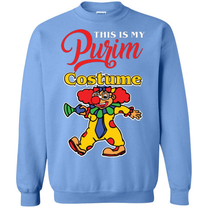 Purim Day T-shirt This Is My Purim Costume Carolina Blue
