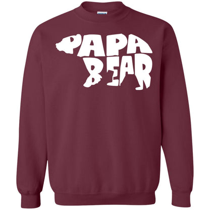 Bear Papa Shirt Maroon
