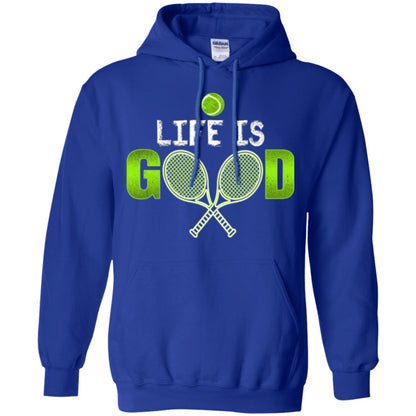 Tennis Lovers T-shirt Life Is Good Royal