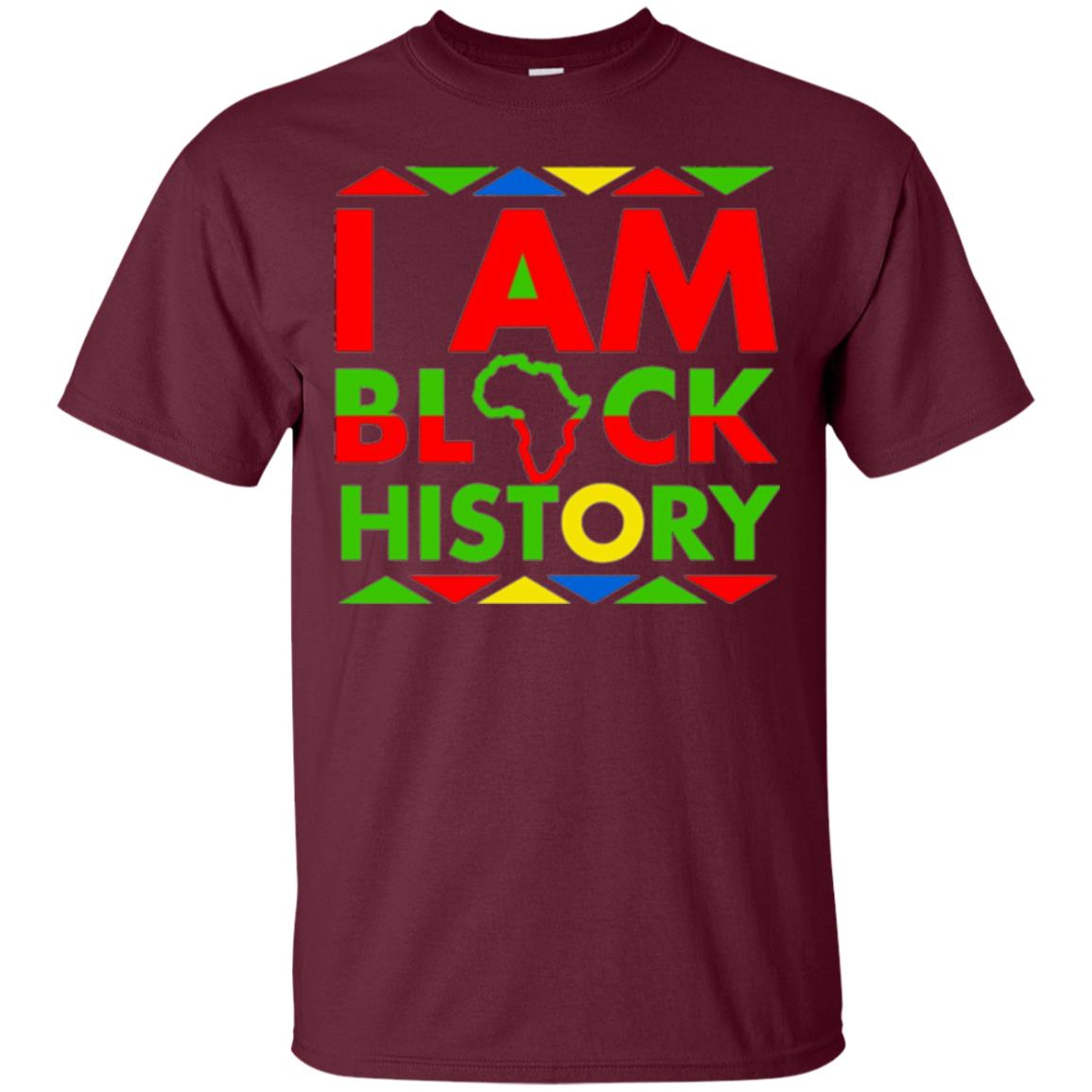 I Am Black History Month Black Pride T-shirt Maroon