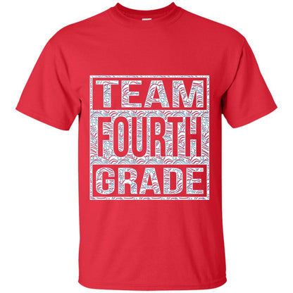 Team 4th Grade Shirt Red