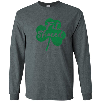 St Patricks Day T-shirt Drinking Fit Shaced Dark Heather
